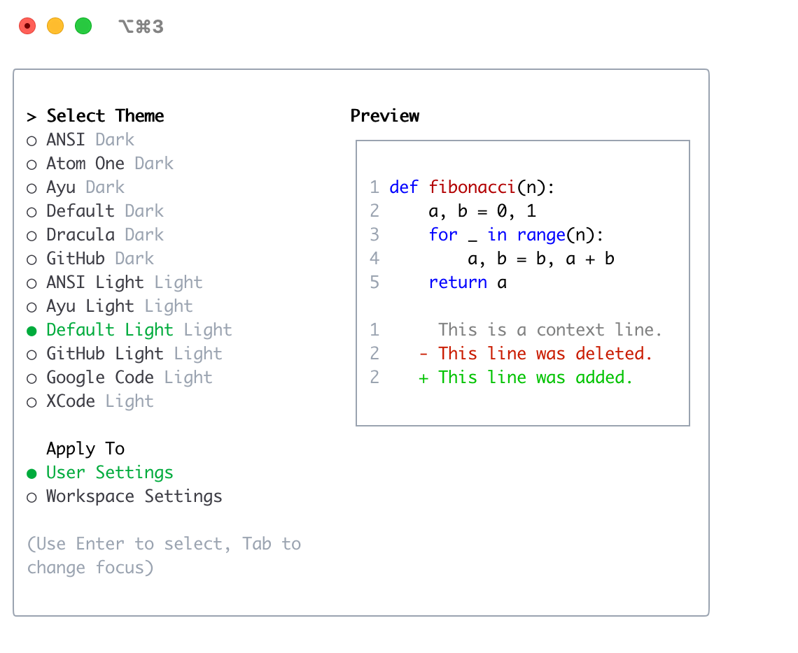 Light Theme